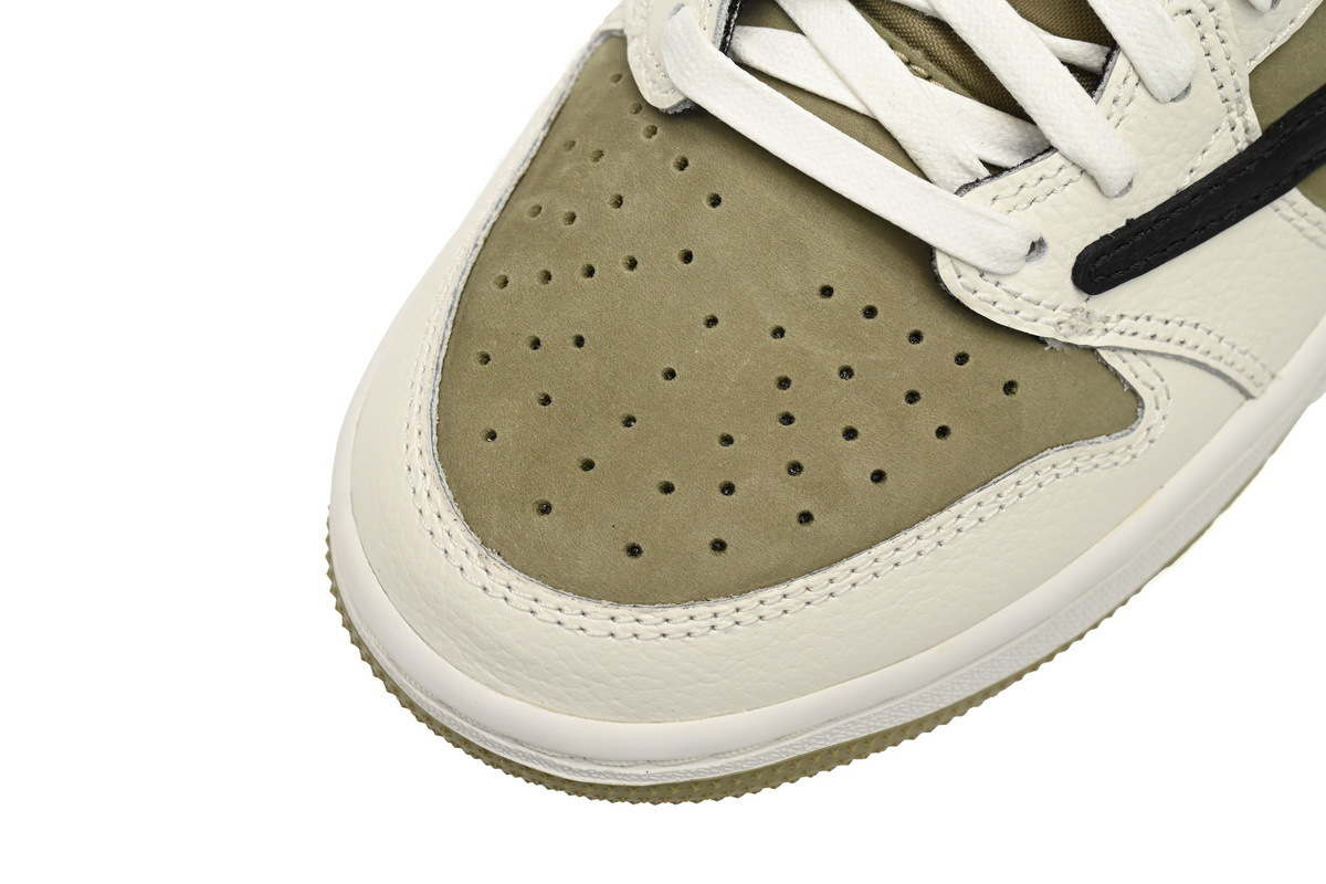 APEX Travis Scott x Air Jordan 1 Low Black, White, Green FZ3124-200