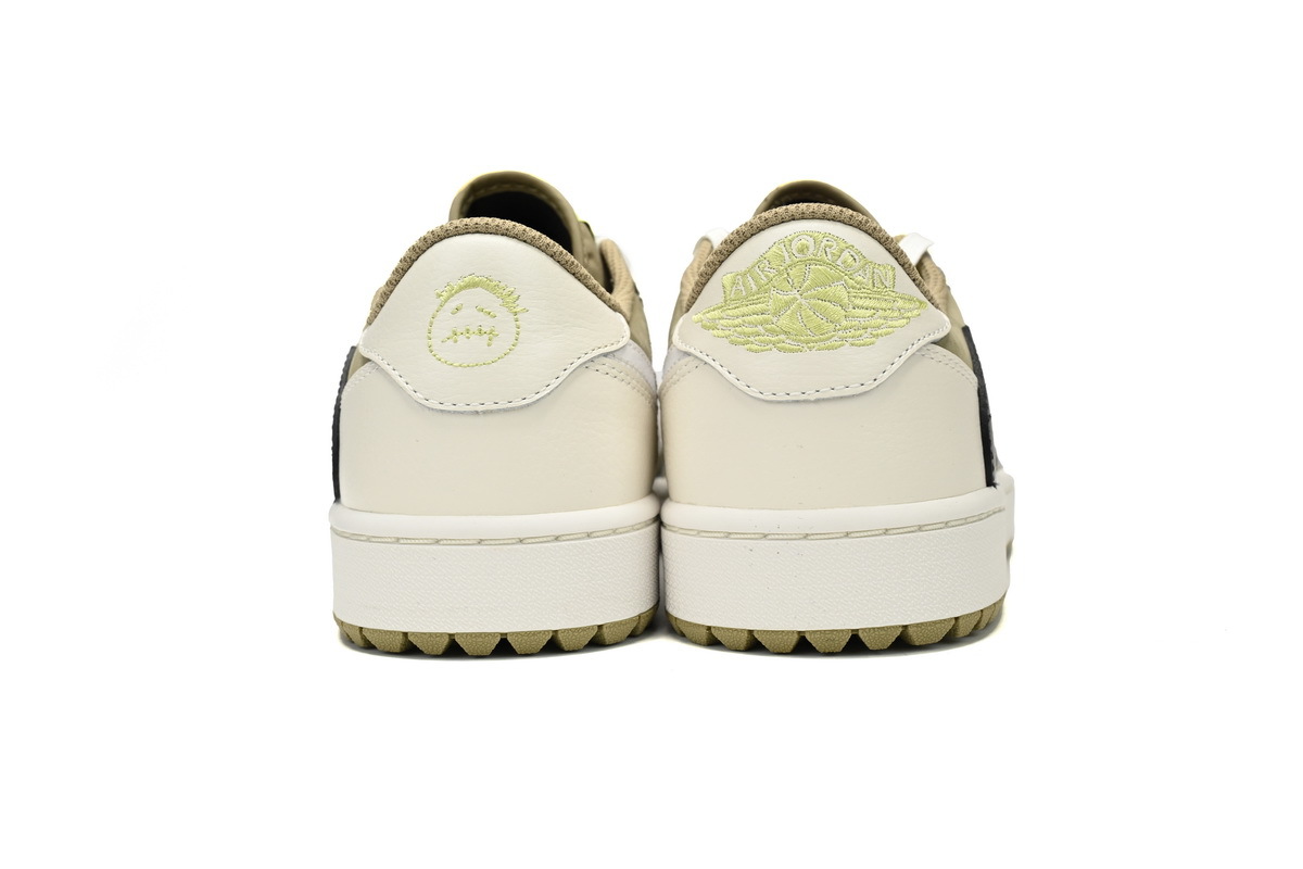 APEX Travis Scott x Air Jordan 1 Low Black, White, Green FZ3124-200
