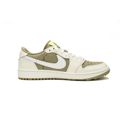APEX Travis Scott x Air Jordan 1 Low Black, White, Green FZ3124-200 02