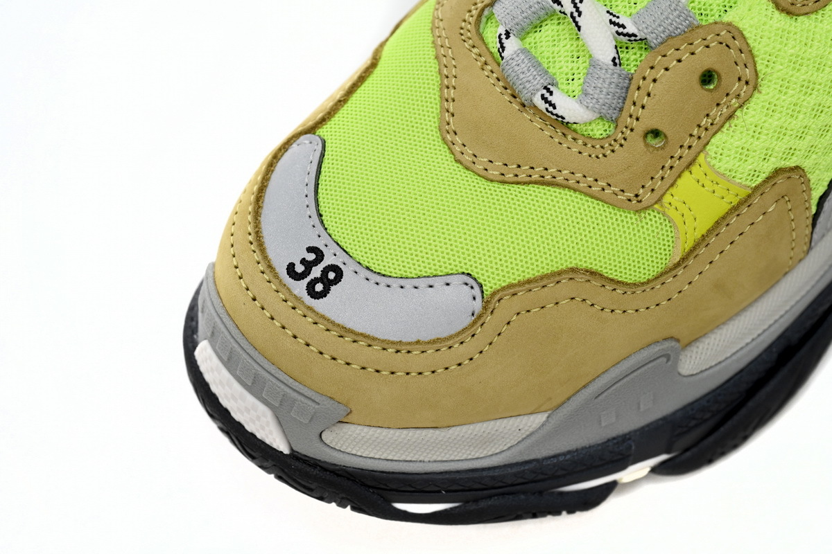 Balenciaga Triple S Fluorescent Yellow 524039 W0903 1801