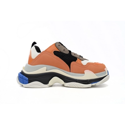  Balenciaga Triple S Grey Blue Orange 02