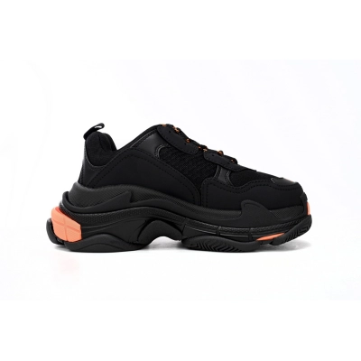 Balenciaga Triple S Black Neon Orange 524039 W2FA1 9188  02