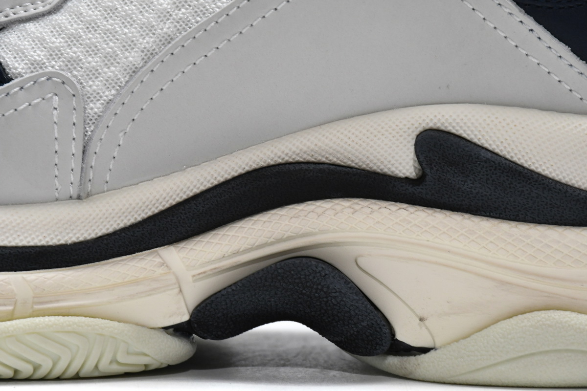 Balenciaga Triple S White Dark Blue 