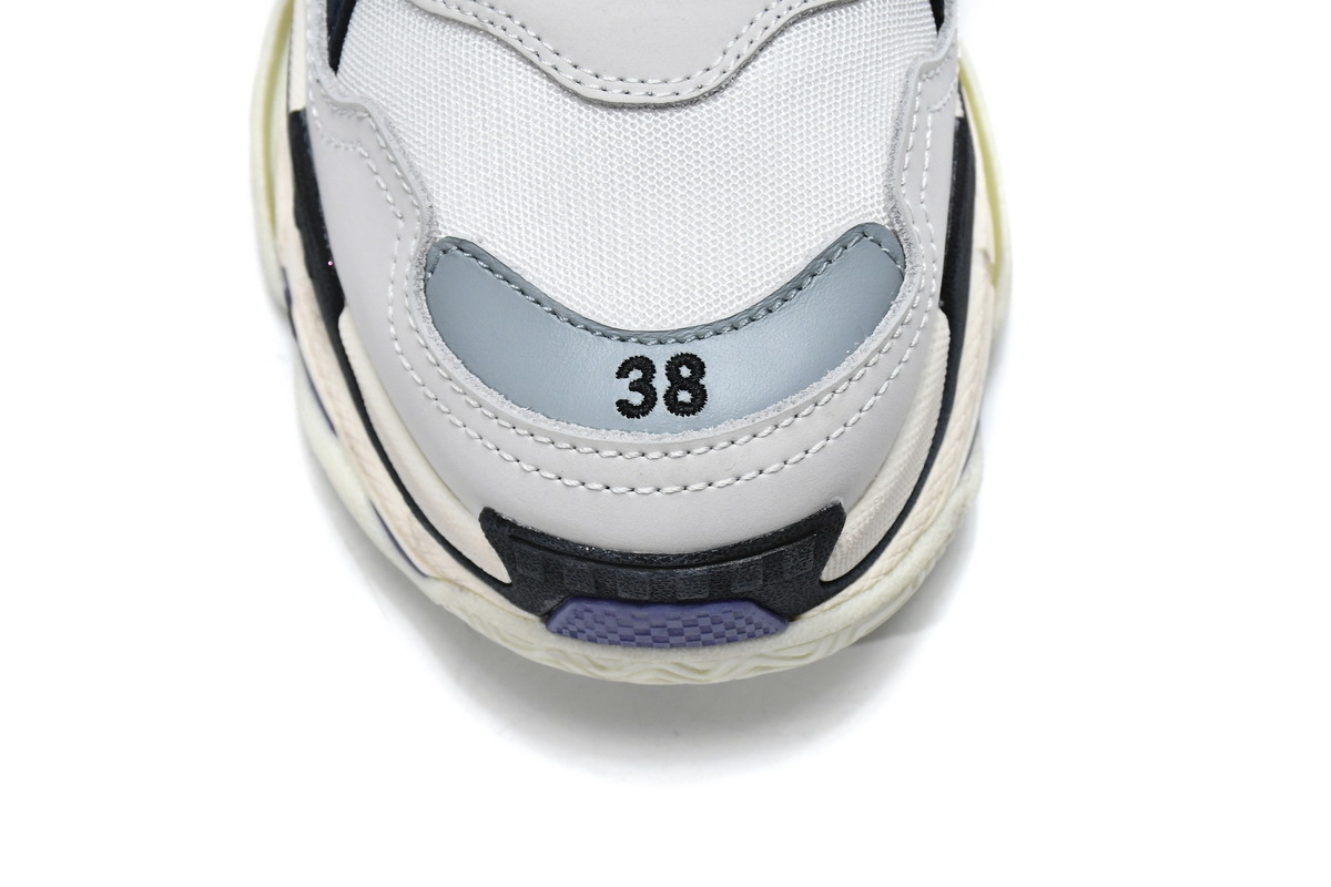 Balenciaga Triple S White Dark Blue 