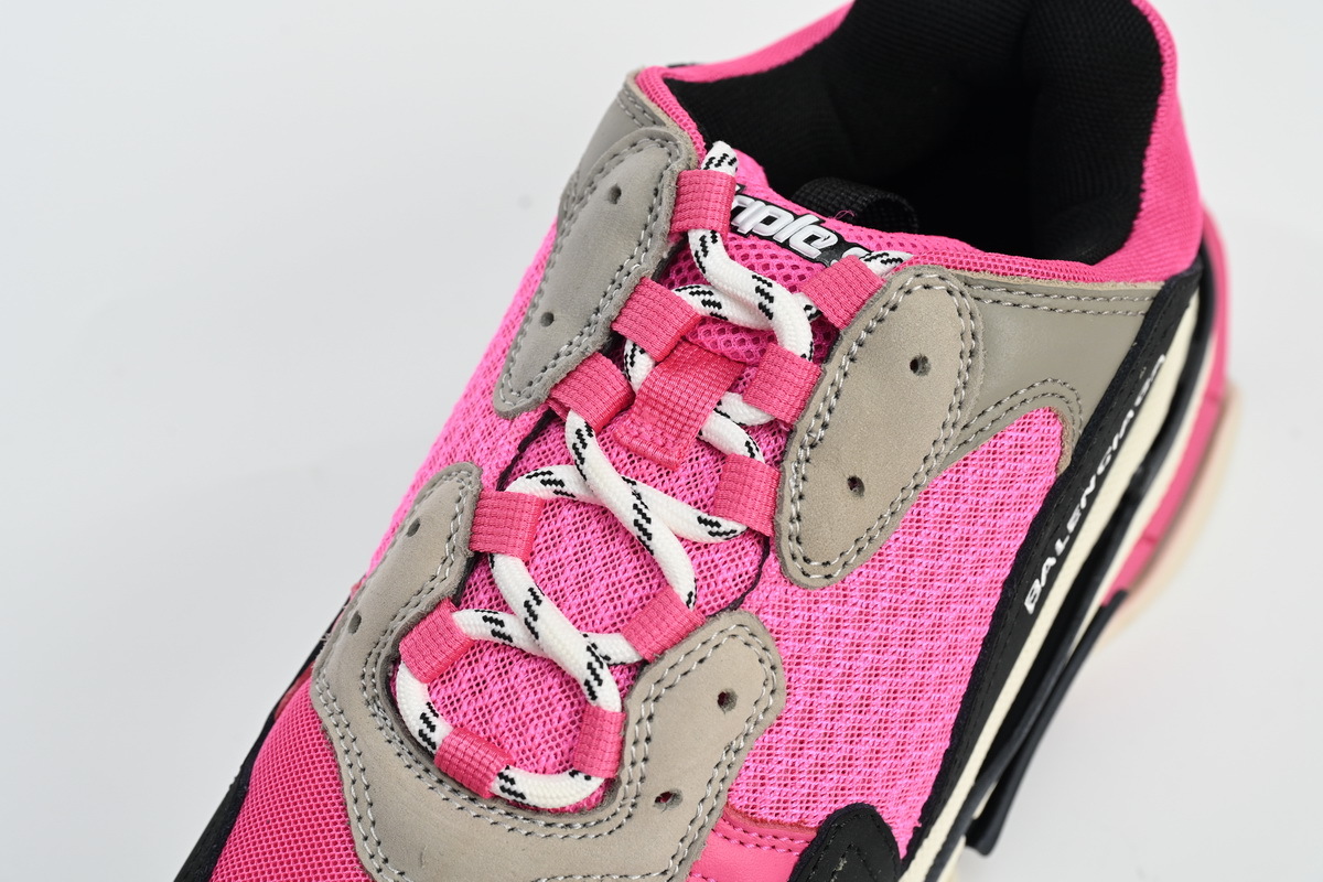 Balenciaga Triple S Pink Black Grey 541624 W09E1 1708