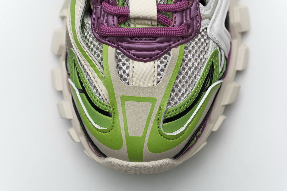 Balenciaga Track 2 Sneaker White Green Pink 568615 W2GN3 9199