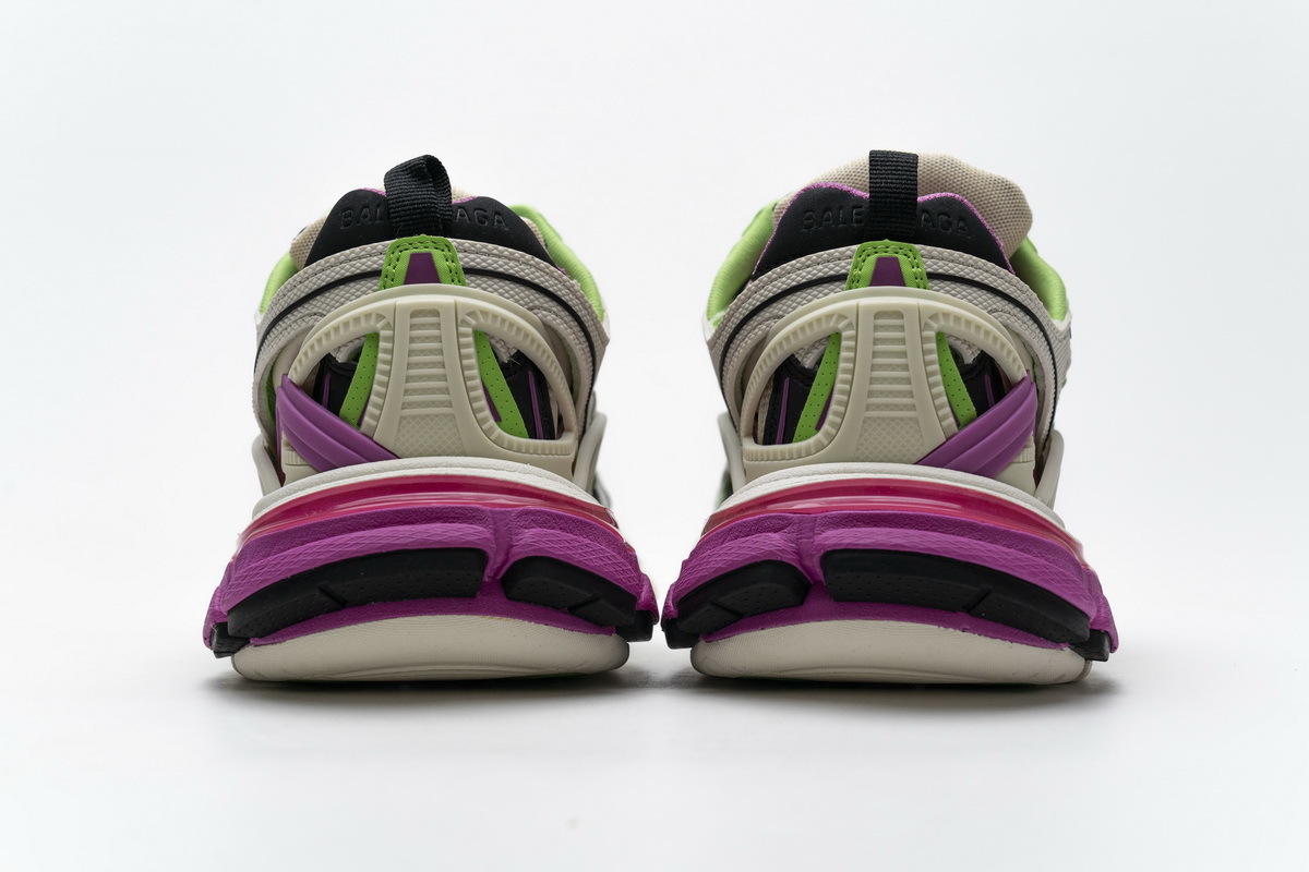 Balenciaga Track 2 Sneaker White Green Pink 568615 W2GN3 9199