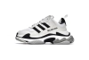 Balenciaga Triple S  x adidas White Black