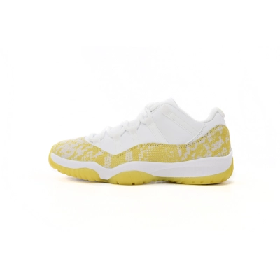 Air Jordan 11 Low WMNS “Yellow Snakeskin” AH7860-107 01