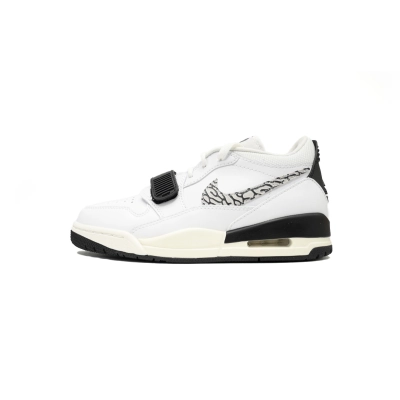Jordan Legacy 312 Low White and Black CD7069-110 01