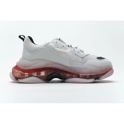  Balenciaga Triple S White Red Clear Sole 0625 W09O1 02