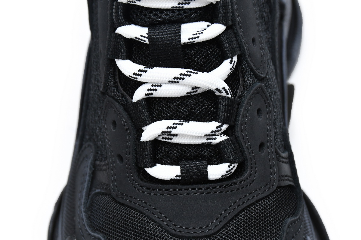 Balenciaga Triple S Black Clear Sole 541624 W09O1 1000