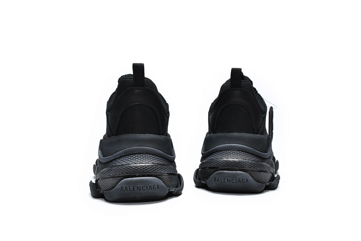 Balenciaga Triple S Black Clear Sole 541624 W09O1 1000
