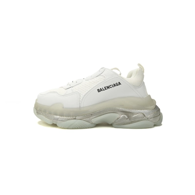 Balenciaga Triple S White Clear Sole 541624 W2FB2 9001 01