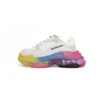 Balenciaga Triple S White Multicolor Clear Sole 544351 W09E1 1895 01