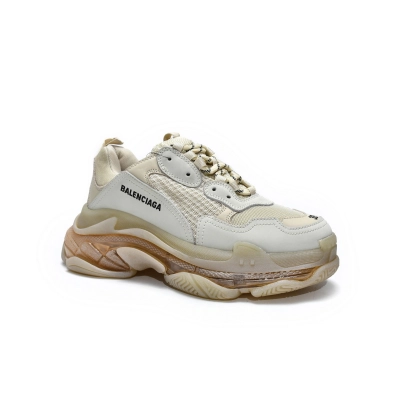 Balenciaga Triple S Beige Clear Sole 544351 W09OH 7083 02