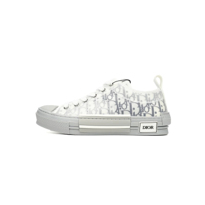 Dior B23 Low Dior Oblique  White Grey 01