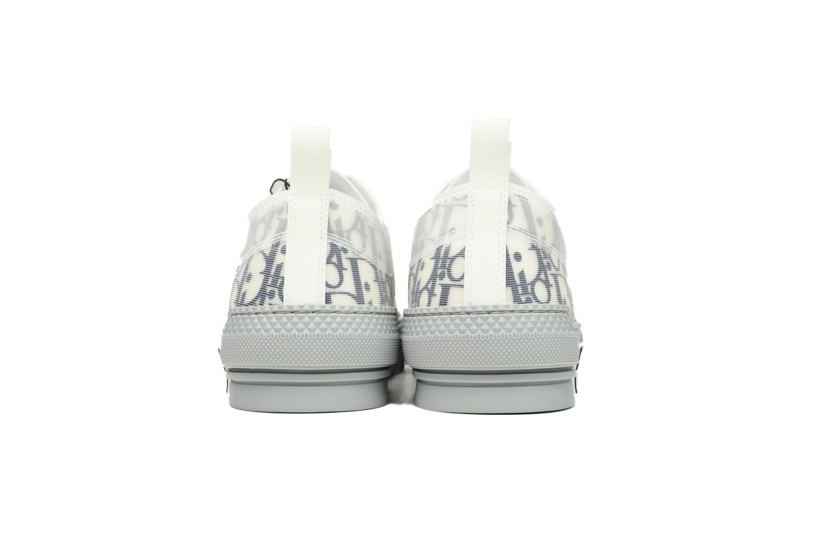 Dior B23 Low Dior Oblique  White Grey