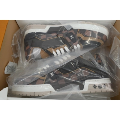 Louis Vuitton Trainer NIGO Co Branded Coffee Colors 02