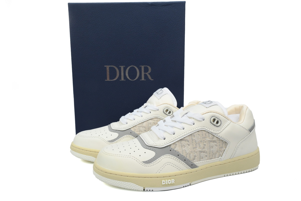 Dior B27 Low White Beige Grey