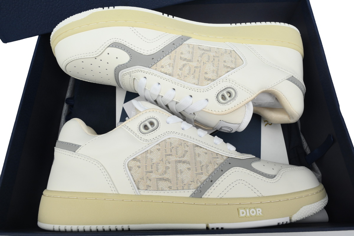 Dior B27 Low White Beige Grey