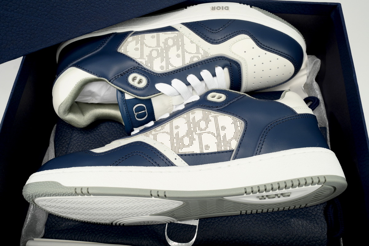 Dior B27 Low Navy Blue White
