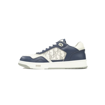 Dior B27 Low Navy Blue White 01