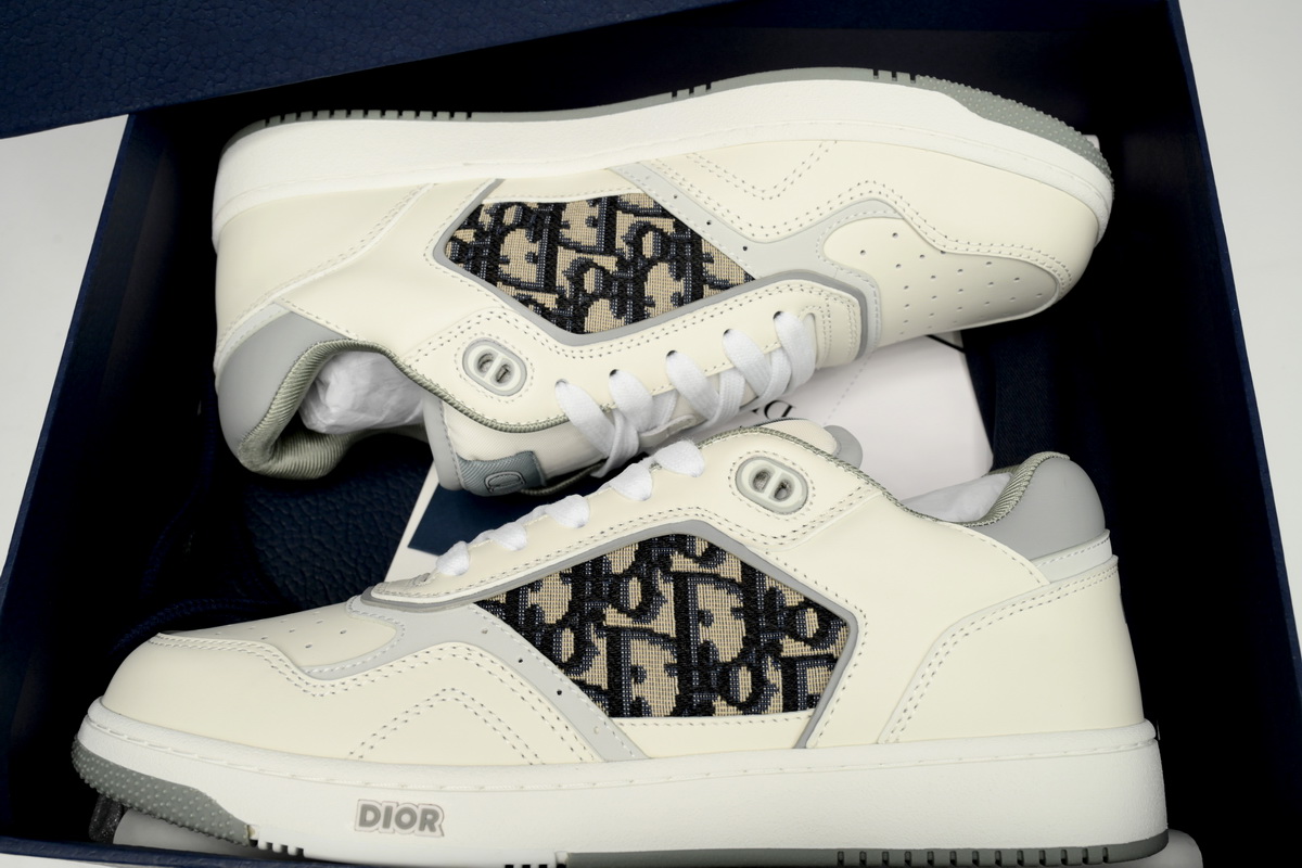 Dior B27 Low White Cream Navy