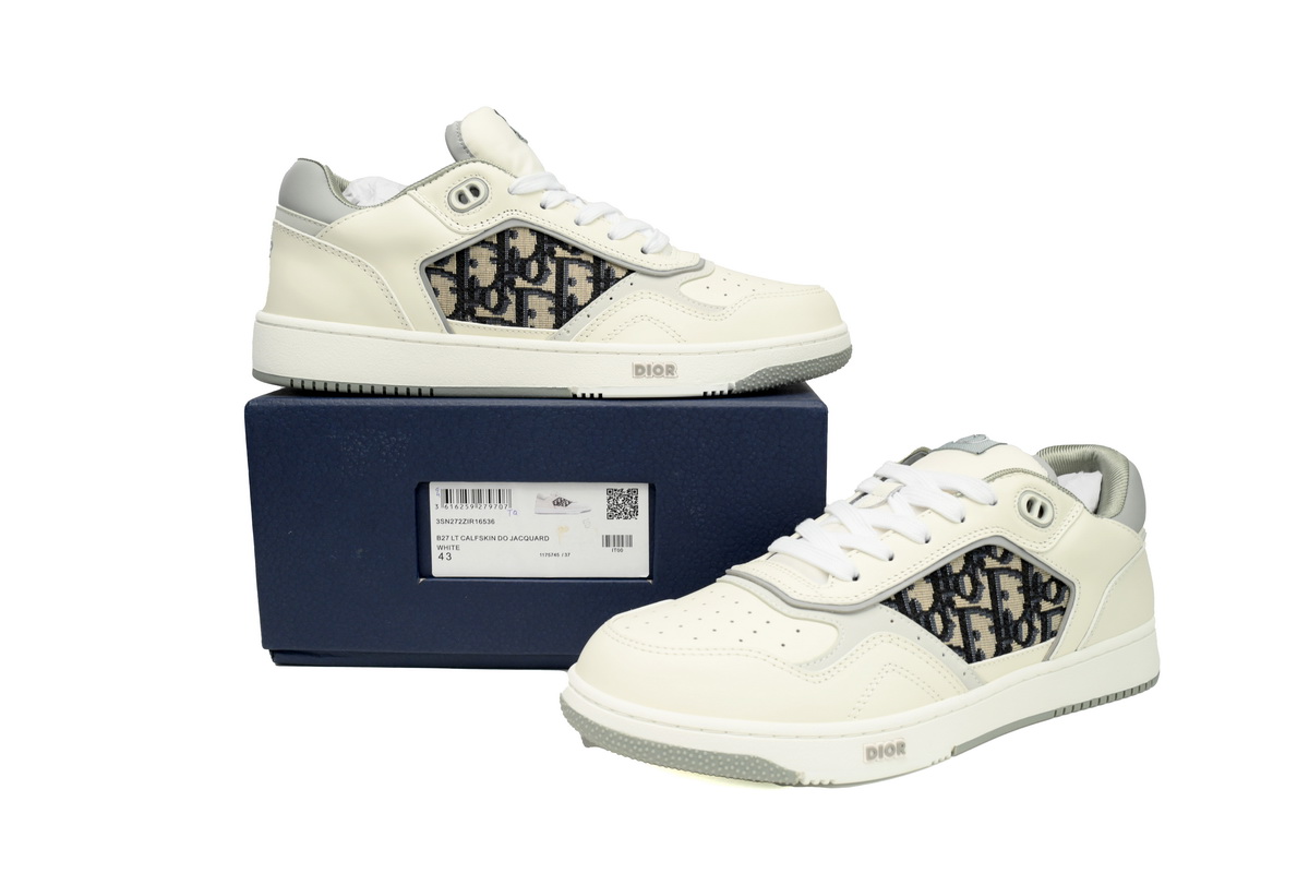 Dior B27 Low White Cream Navy