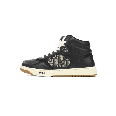 Dior B27 High Top Black White Gum 01