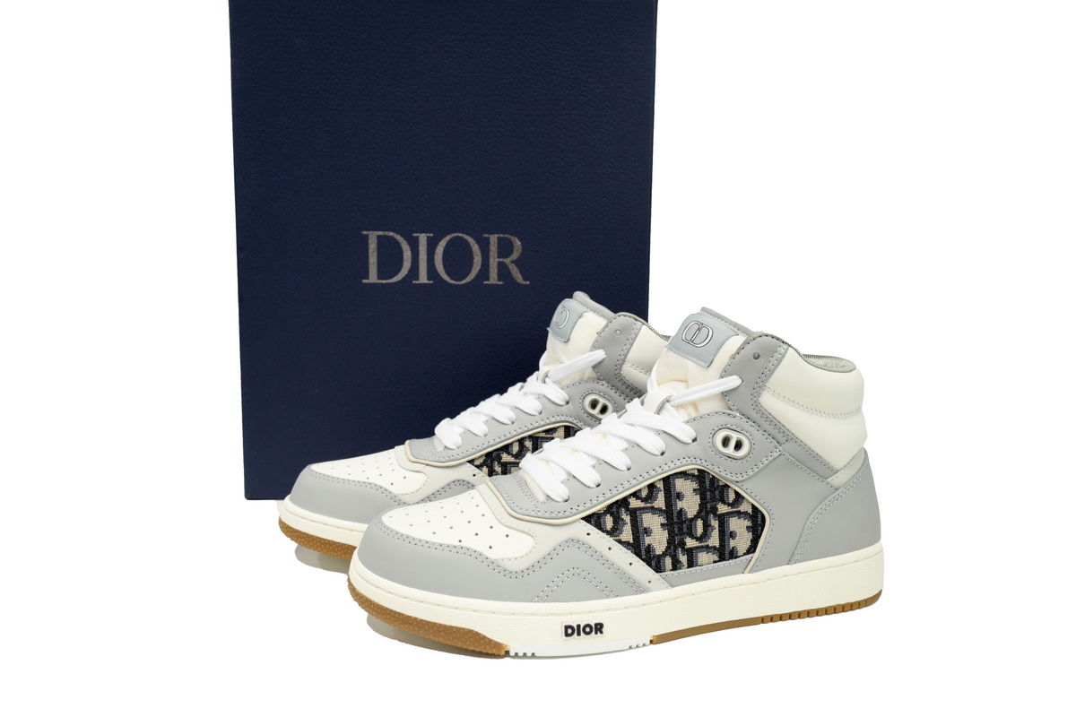 Dior B27 High Top Gray White Gum