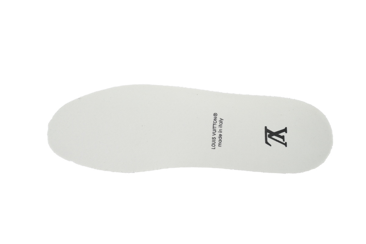 Louis Vuitton Skate Horse Hair Gray White Diamond