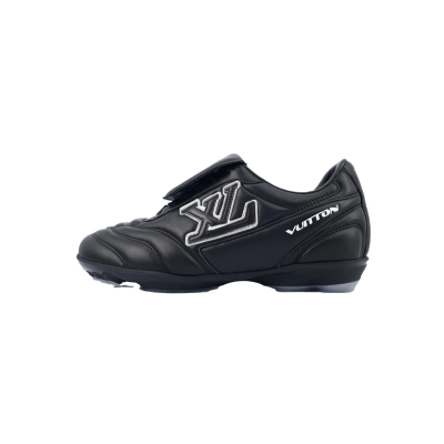 Louis Vuitton Soccer Black Sneakers 01