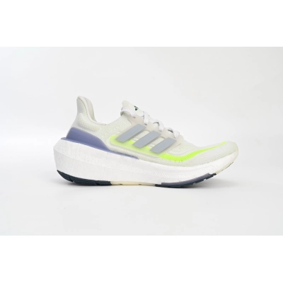 Adidas Ultraboost Light White/Grey/Lime Green IE1775 02