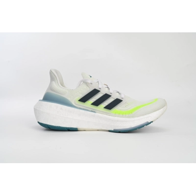 Adidas Ultraboost Light White/Navy/Lime Green IE1768 02