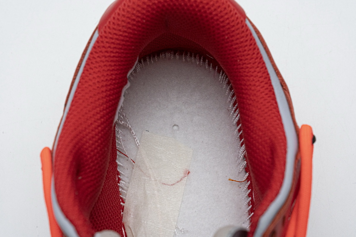OFF White X Nike Dunk Low University Red CT0856-600