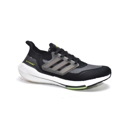 adidas Ultraboost 21 Black Solar Yellow FY0374 02