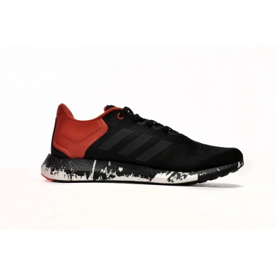 Adidas Pureboost 21 Black Red Splatter GV7702 02