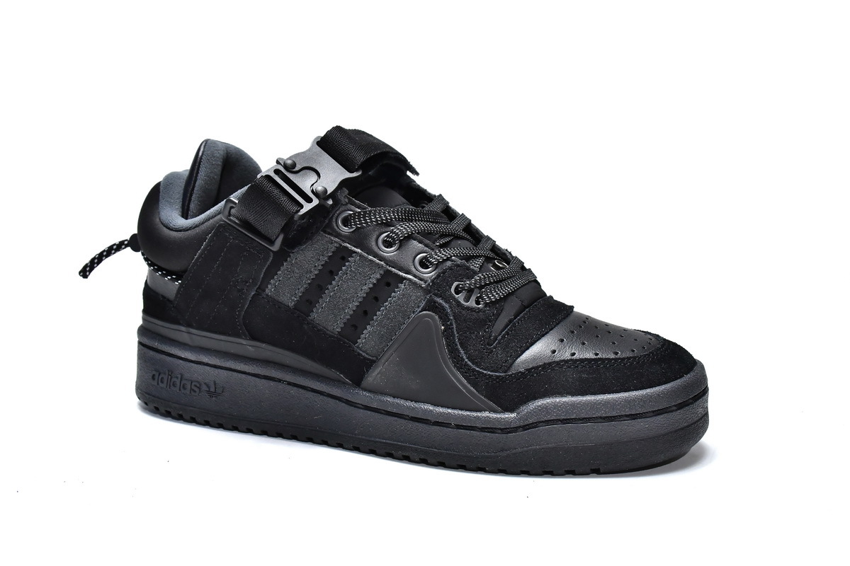 Bad Bunny x adidas Forum Buckle Low  Core Black GW5021