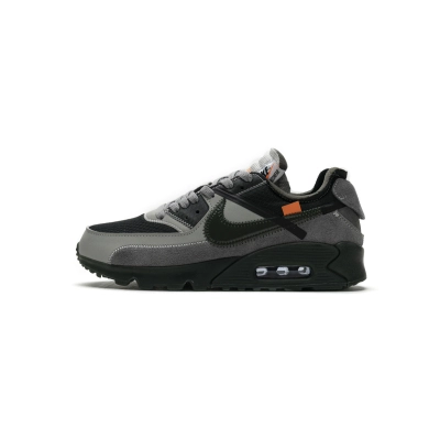 OFF-White x Nike Air Max 90 Grey  01
