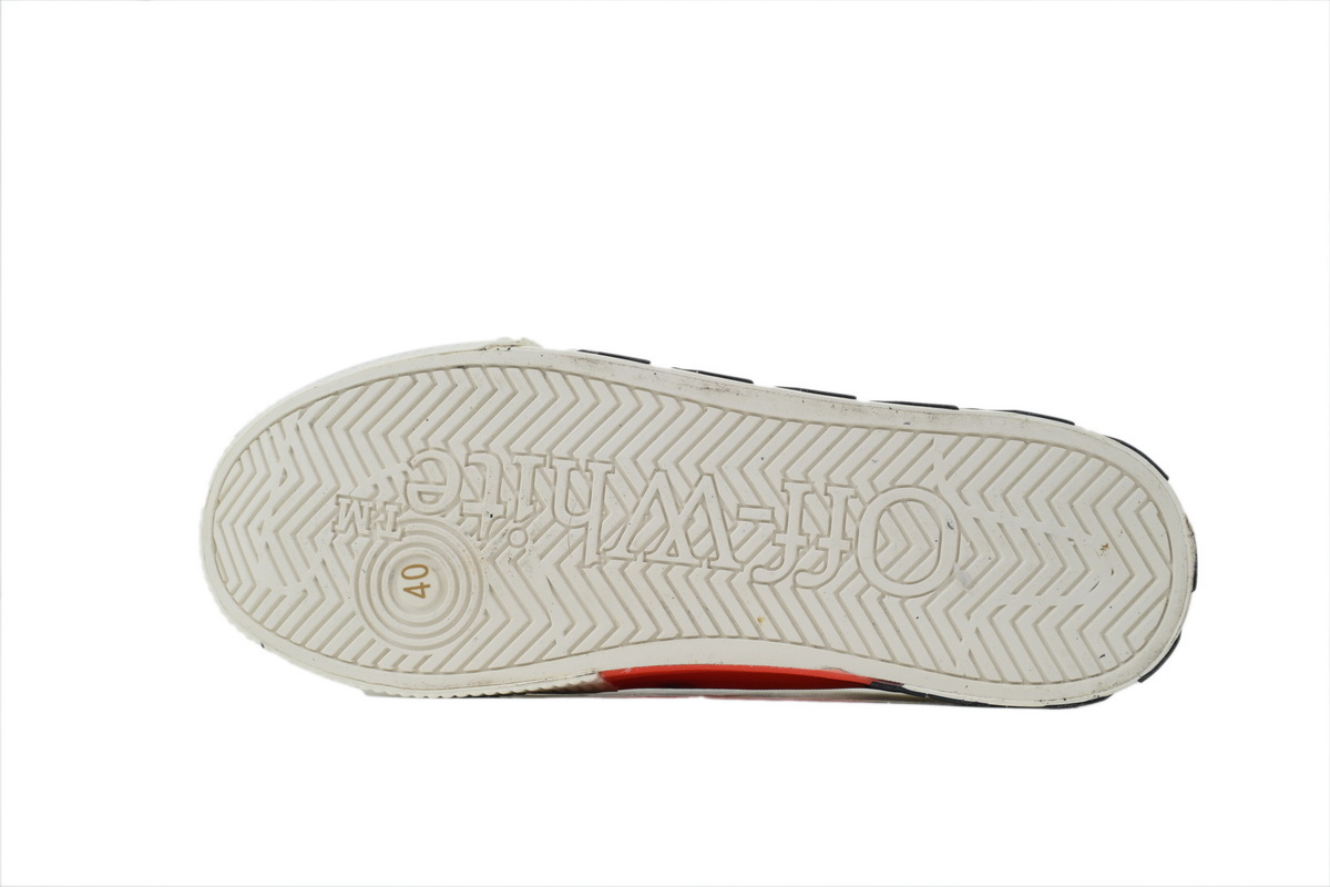 Off-White Vulc Low “White Red”  OMIA085C99FAB001 0125