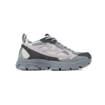 Off-White "Be Right Back" Grey Suede  OMIA295F25LEA0010910 02