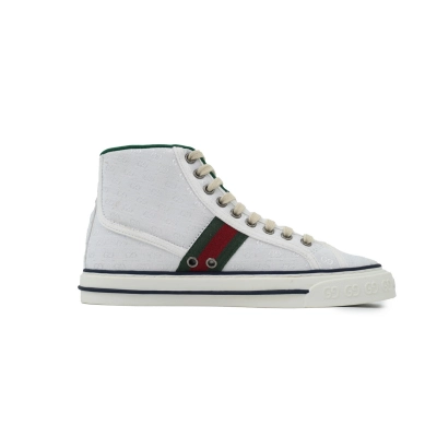 Gucci Men's Tennis 1977 High Top Sneaker 'White Mini GG'   606145 G0W00 9060  / 606141 G0W00 9060 02
