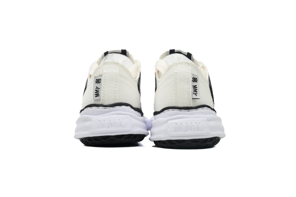 Maison Mihara Yasuhiro x Amiri Blakey OG Sole Canvas Low White Black Impact Bone