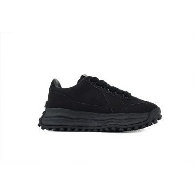 Maison Mihara Yasuhiro Larry OG Sole Canvas Low Triple Black 02