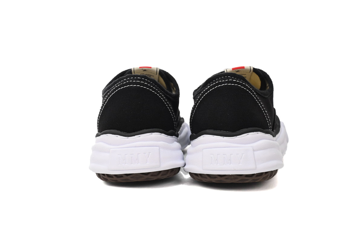 Maison Mihara Yasuhiro Baker OG Sole Canvas Low Top Sneakers Black A01FW717
