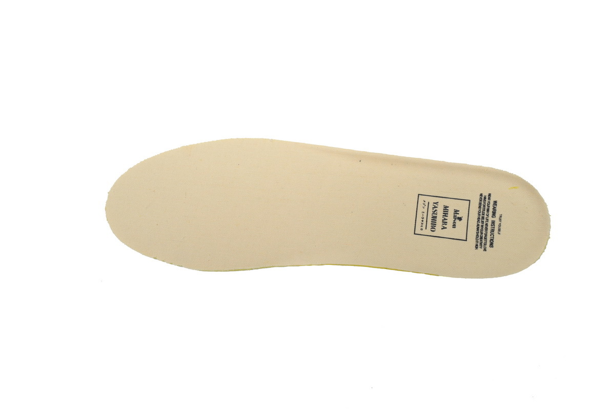 Maison Mihara Yasuhiro Peterson OG Sole Leather Low Black White  A01FW703-BLK
