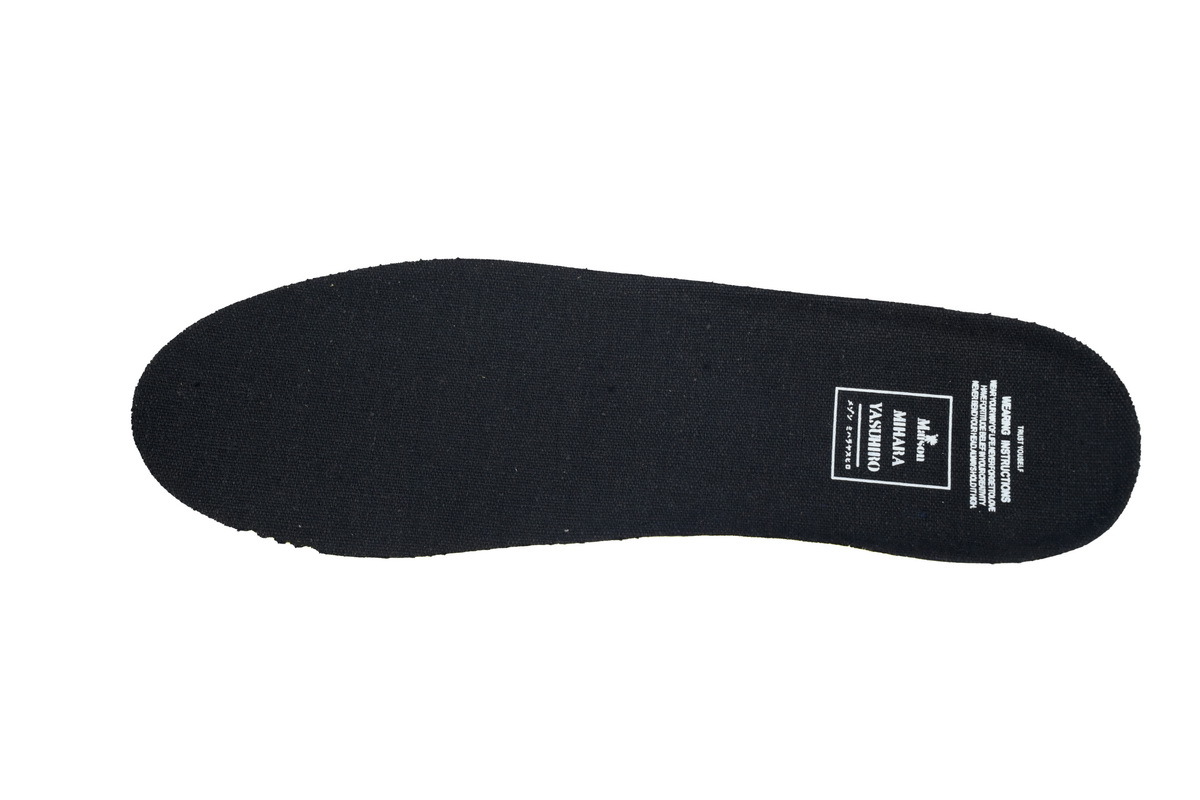 Maison Mihara Yasuhiro Peterson OG Sole Canvas Low Top Sneakers Black Black A01FW702