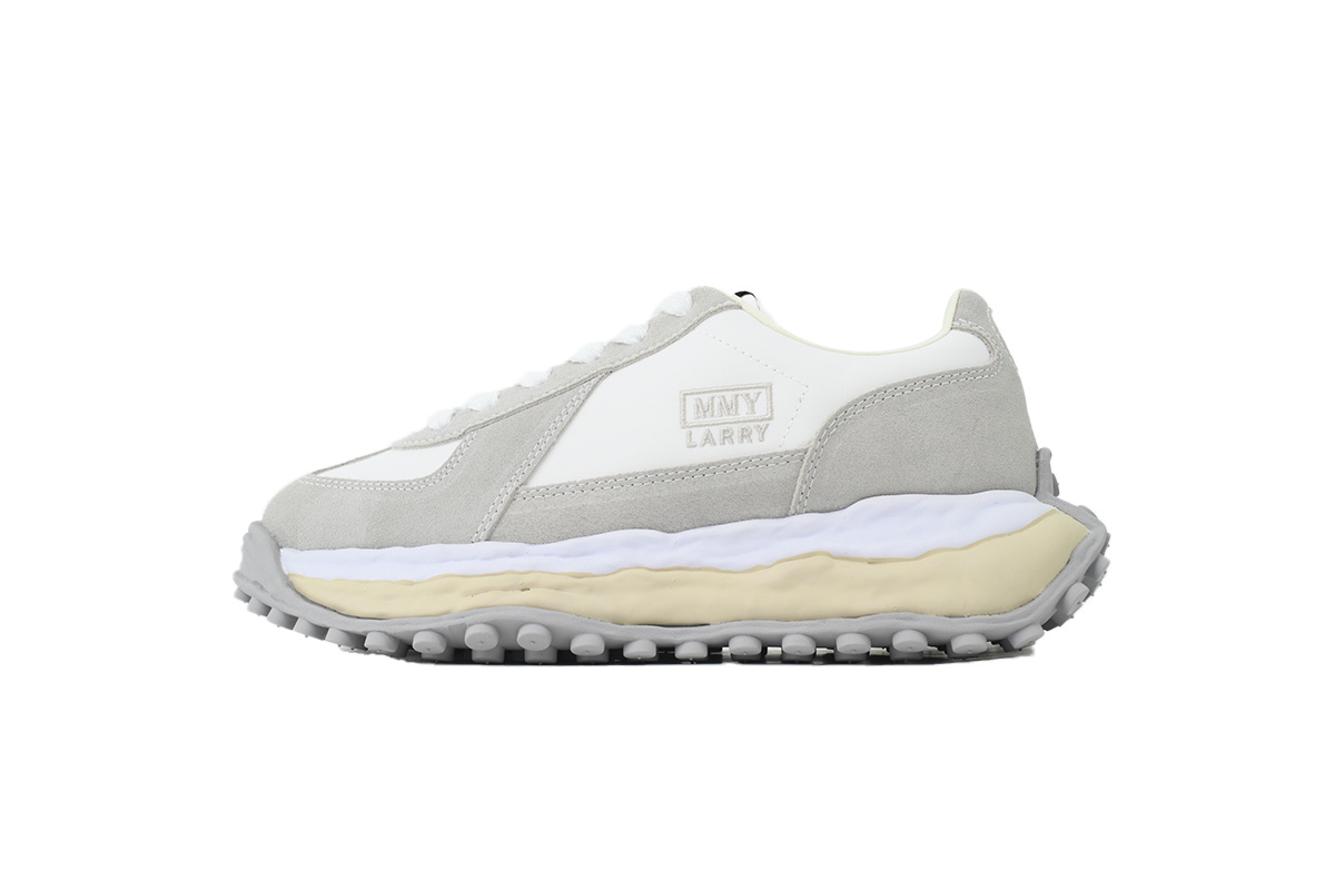 Maison Mihara Yasuhiro Larry OG Sole Mix Material Low Grey White   A12FW709-GRY