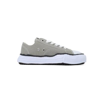 Maison Mihara Yasuhiro Peterson OG Sole Canvas Low Grey White Black Piping  A01FW702-GRY 02